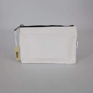 Soho Skin White Canvas Discovery Cosmetic Travel Kit Makeup Toiletries Bag - GUC